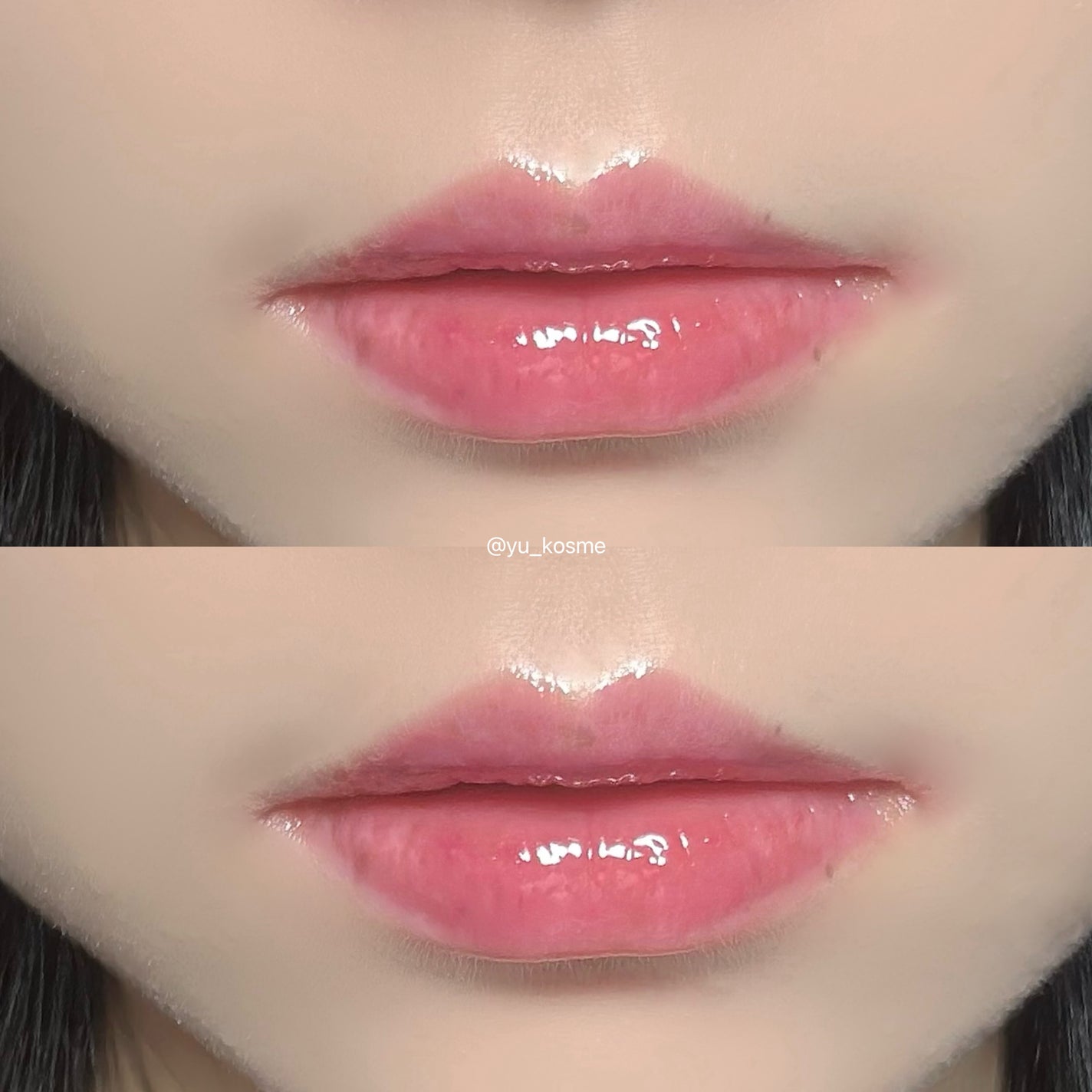 ピュアウォーターリップグロス/dasique/リップグロスを使ったクチコミ(4枚目)