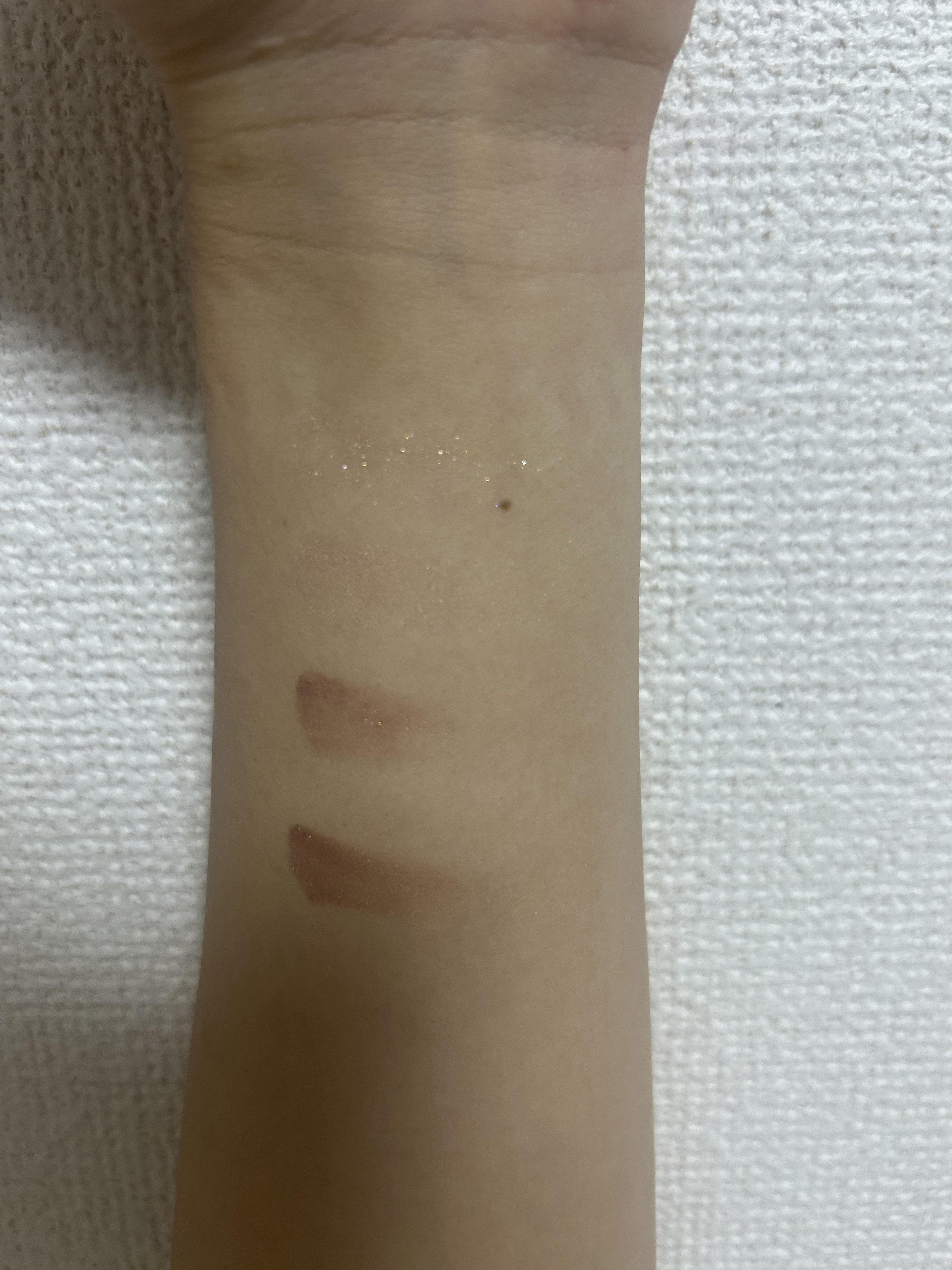 ベージュトーンアイシャドウ 02 ロージーベージュ/CEZANNE/アイシャドウパレットを使ったクチコミ（2枚目）