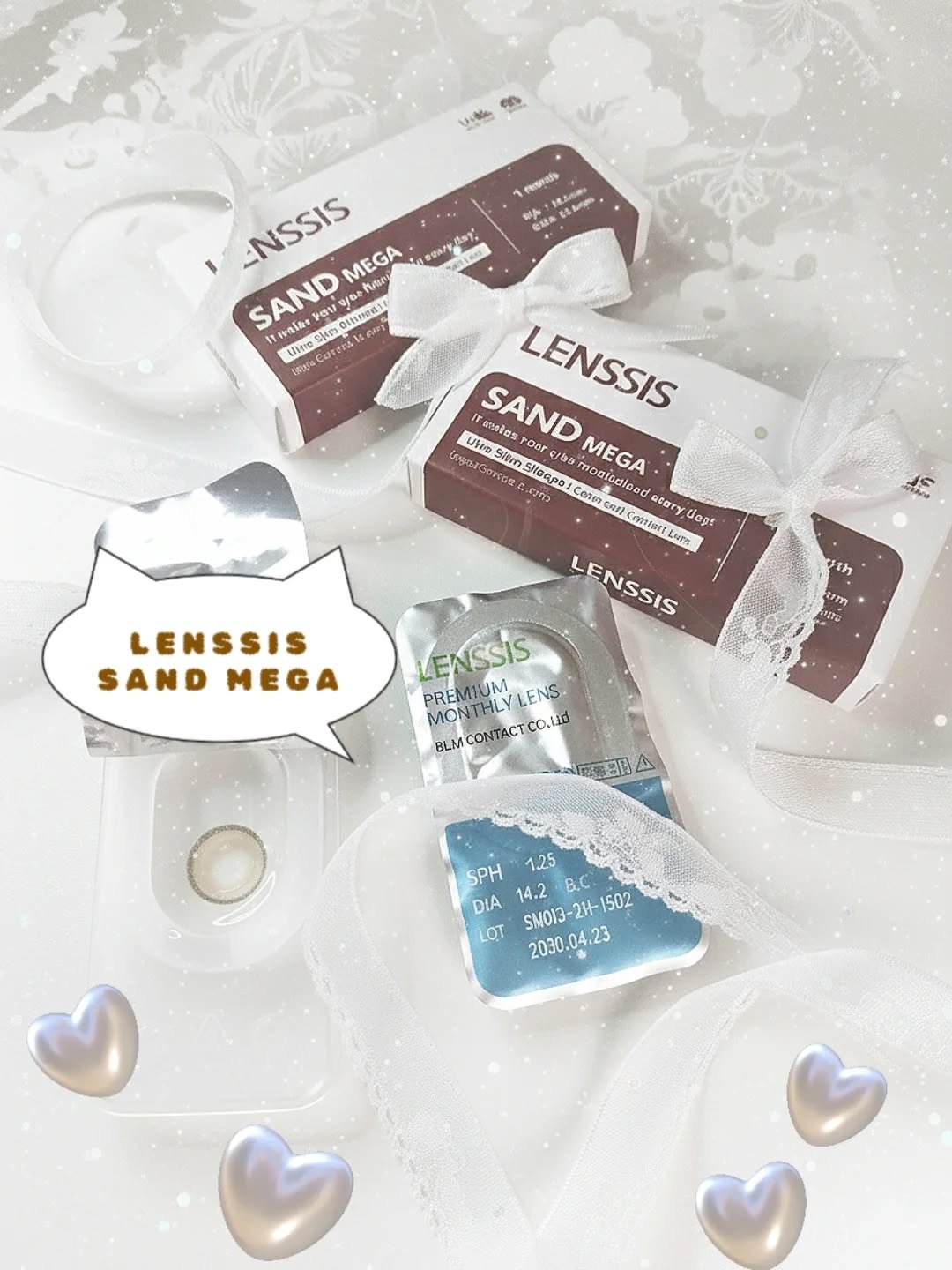 サンドシリーズ/LENSSIS/カラーコンタクトレンズを使ったクチコミ（3枚目）