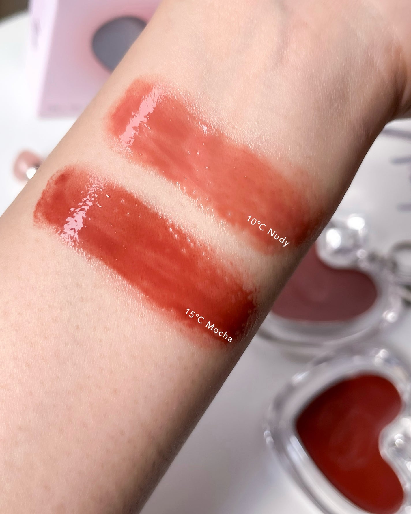 ハートキーリング リップ&チーク/keybo/口紅を使ったクチコミ(3枚目)