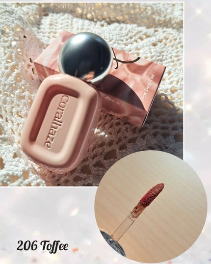 デュー ドロップ ティント/Coralhaze/リップティントを使ったクチコミ(4枚目)