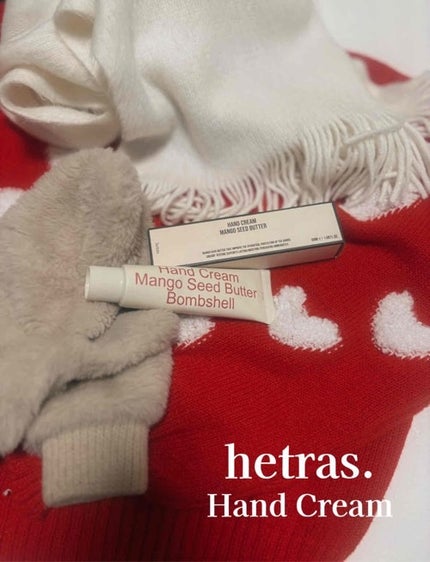 パフュームシルキーハンドクリーム/hetras/ハンドクリームを使ったクチコミ(1枚目)