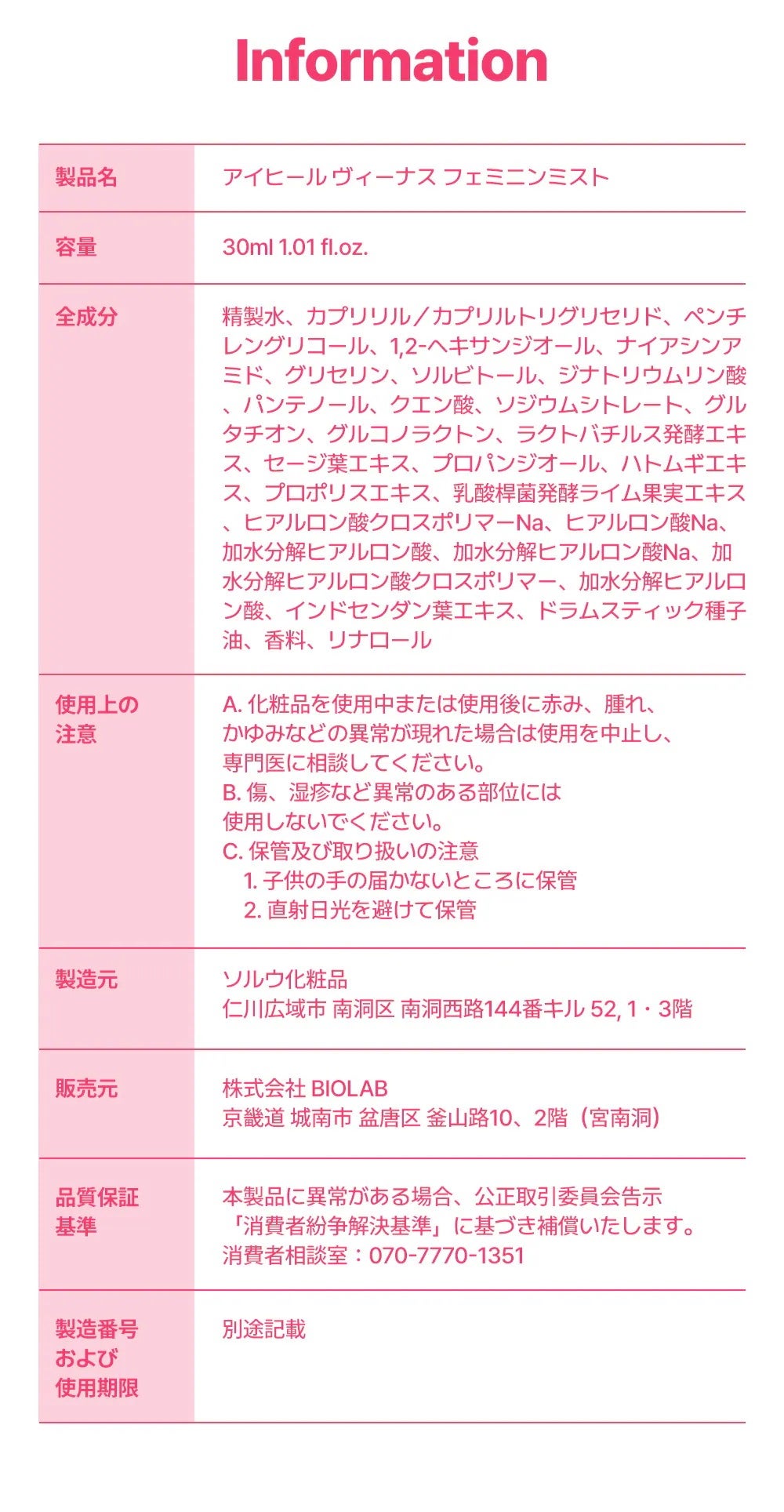 ヴィーナスフェミニンミスト/iHEAL/デリケートゾーンケアを使ったクチコミ(3枚目)