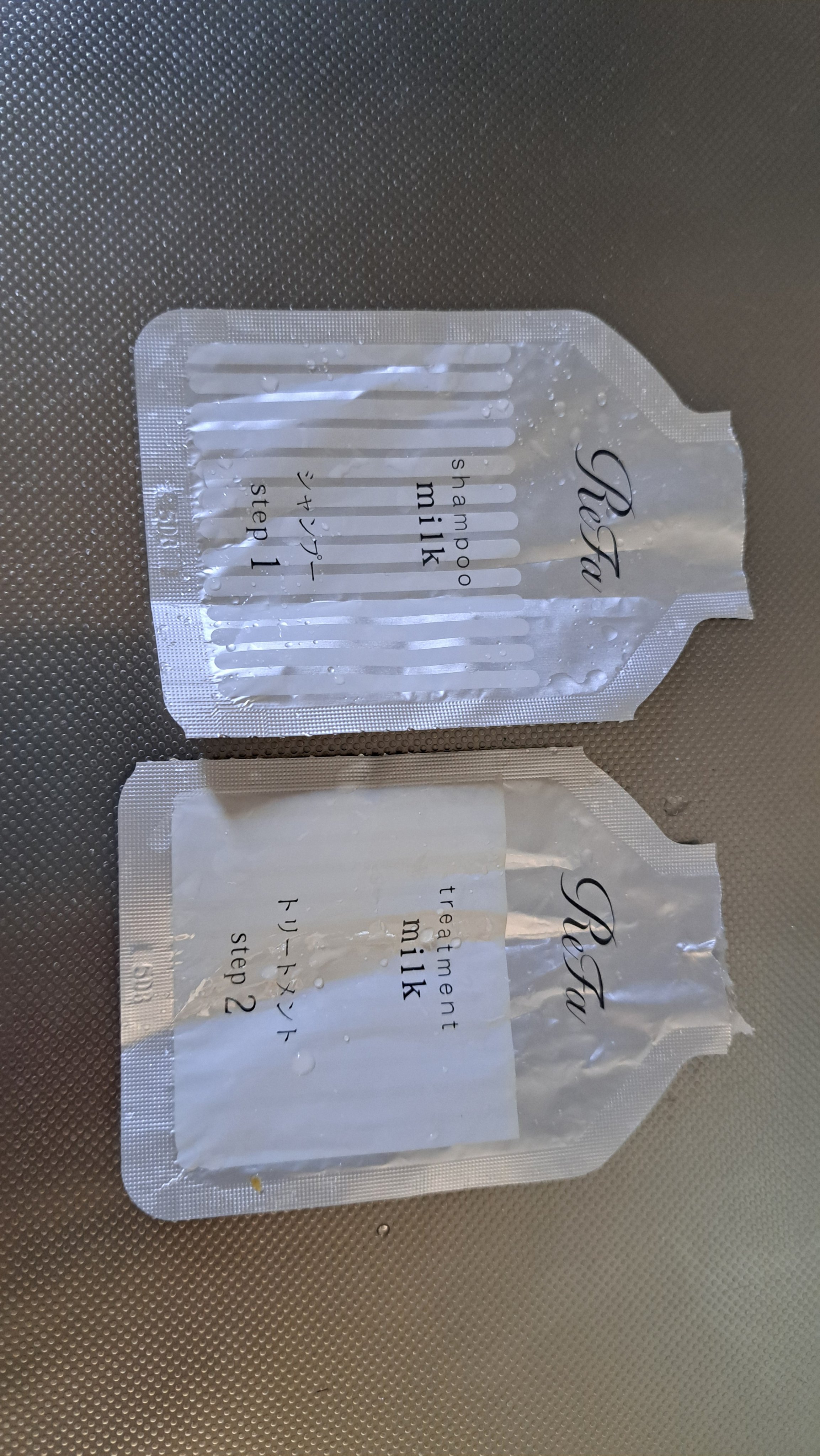 リファミルクプロテインシャンプー/トリートメント トライアル（1回分）/ReFa/シャンプー・コンディショナーを使ったクチコミ（1枚目）