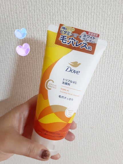 ダヴ ダヴ トリプルVC クリーミー泡洗顔料のクチコミ「
🌼Dove🌼
💙トリプルVC洗顔料💙
¥258
ご覧いただいてありがとうございます😭
お.....」(1枚目)