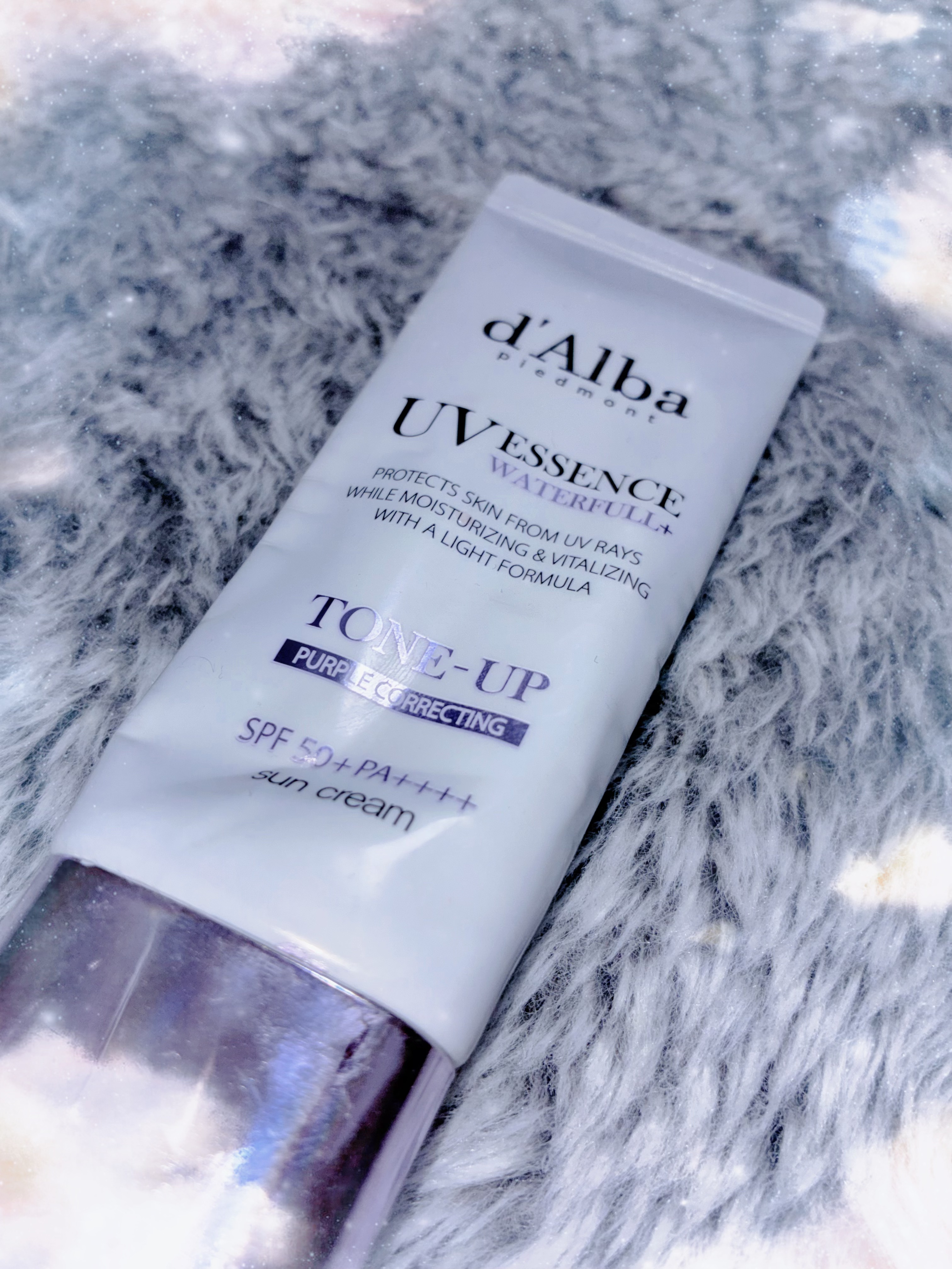 ダルバ ウォータフル トーンアップ サンクリーム(パープル)/ダルバ/日焼け止めクリームを使ったクチコミ（1枚目）