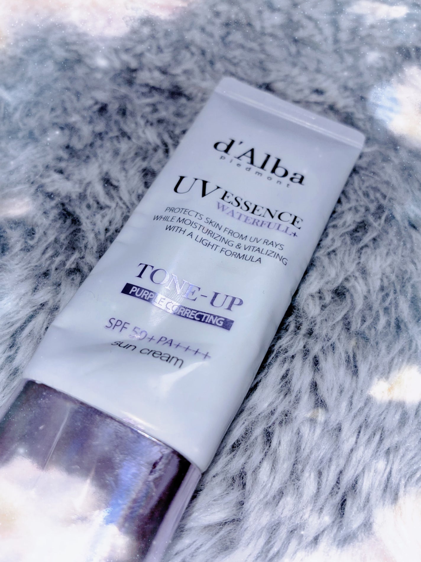 ダルバ ウォータフル トーンアップ サンクリーム(パープル)/ダルバ/日焼け止めクリームを使ったクチコミ(1枚目)