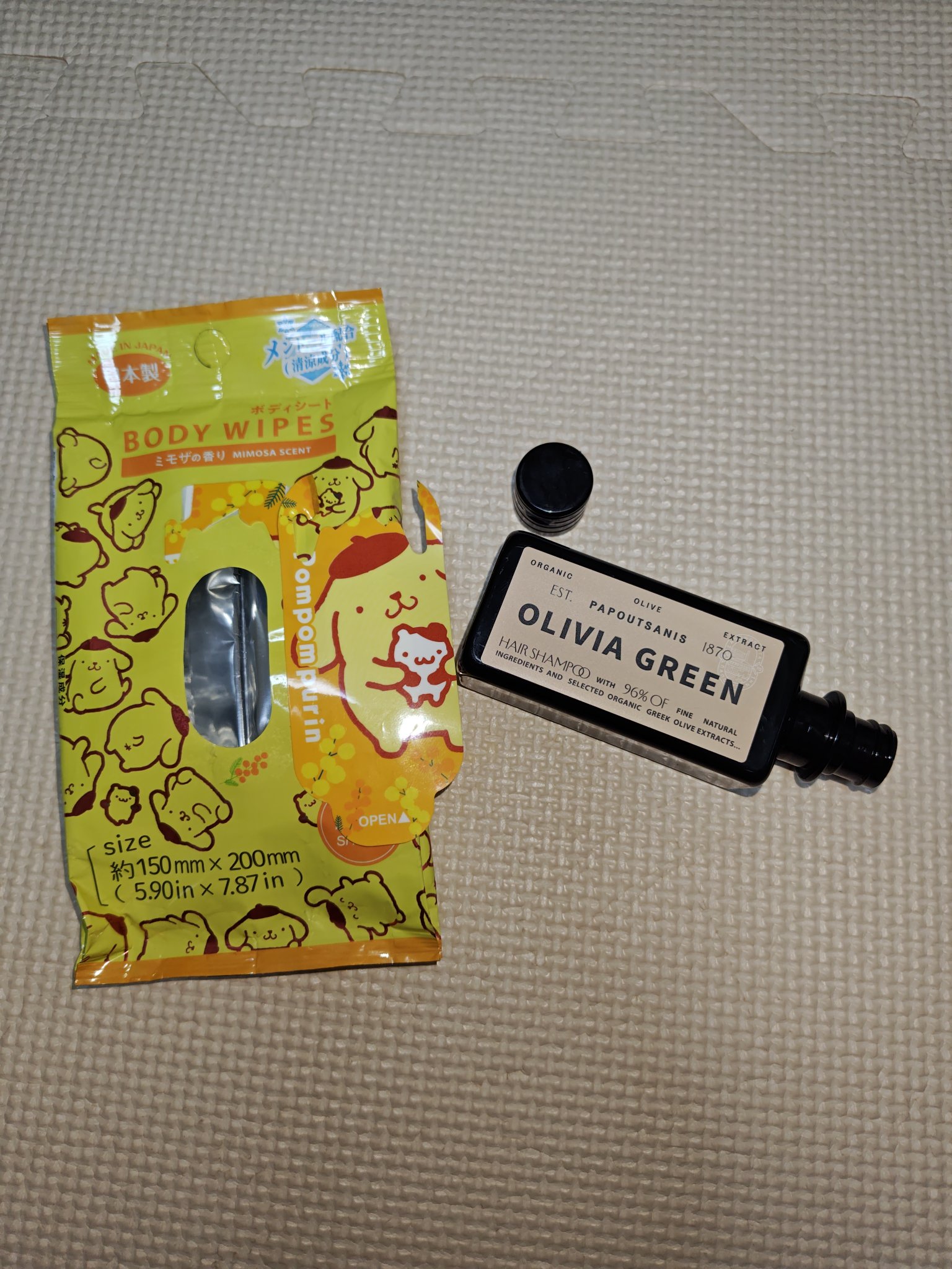 ボディシート ミモザの香り/DAISO/ボディシートを使ったクチコミ（1枚目）