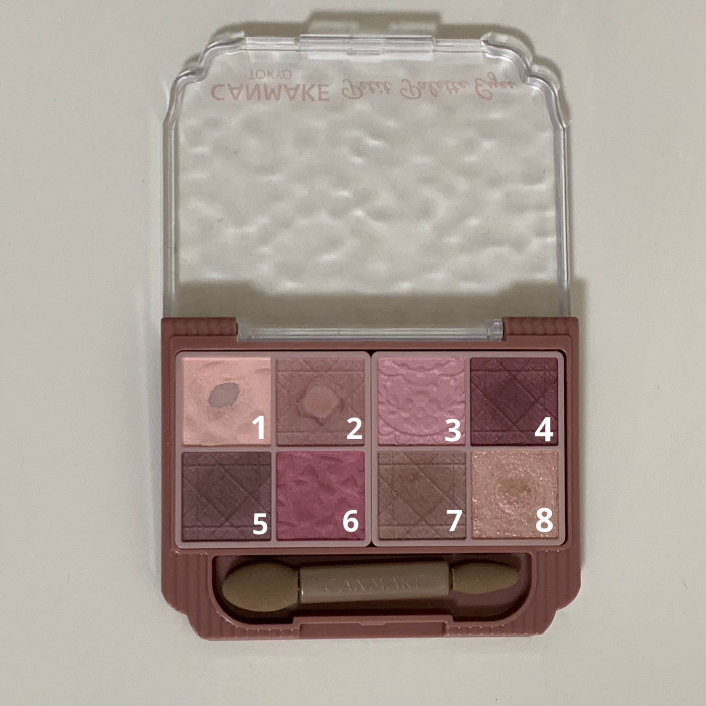 プティパレットアイズ(マットタイプ)/キャンメイク/パウダーアイシャドウを使ったクチコミ(2枚目)