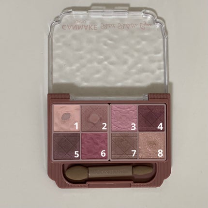 プティパレットアイズ(マットタイプ)/キャンメイク/パウダーアイシャドウを使ったクチコミ(2枚目)