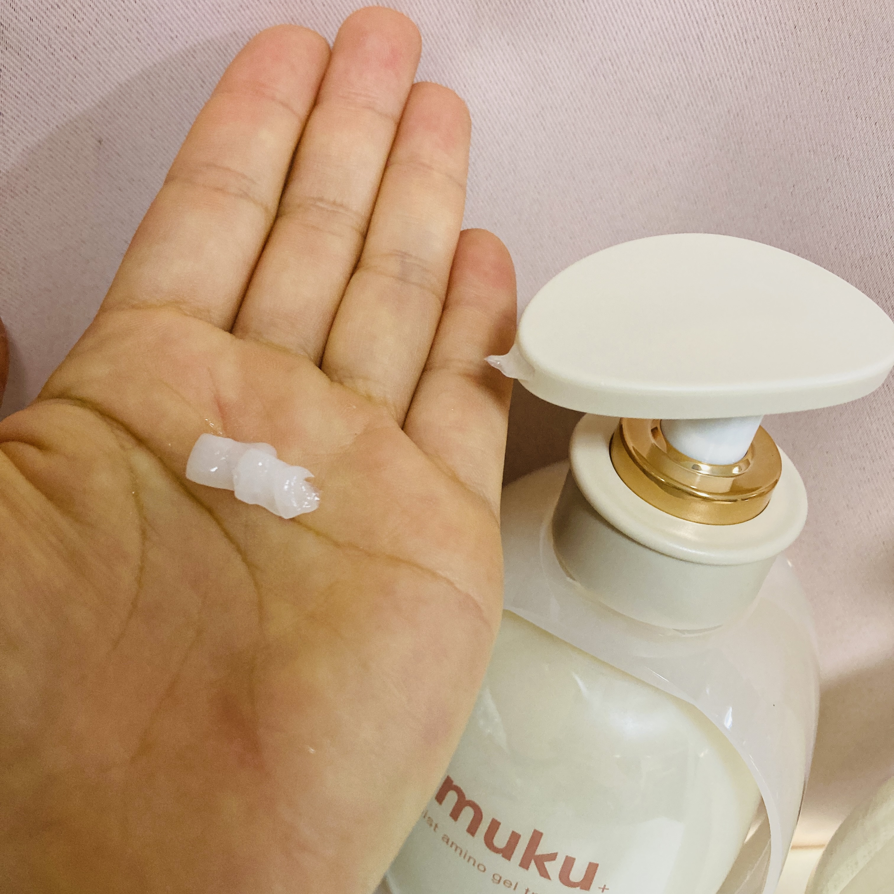 ムク+　モイスト　アミノジェル　シャンプー/ヘアトリートメント/muku+/市販シャンプーを使ったクチコミ（3枚目）