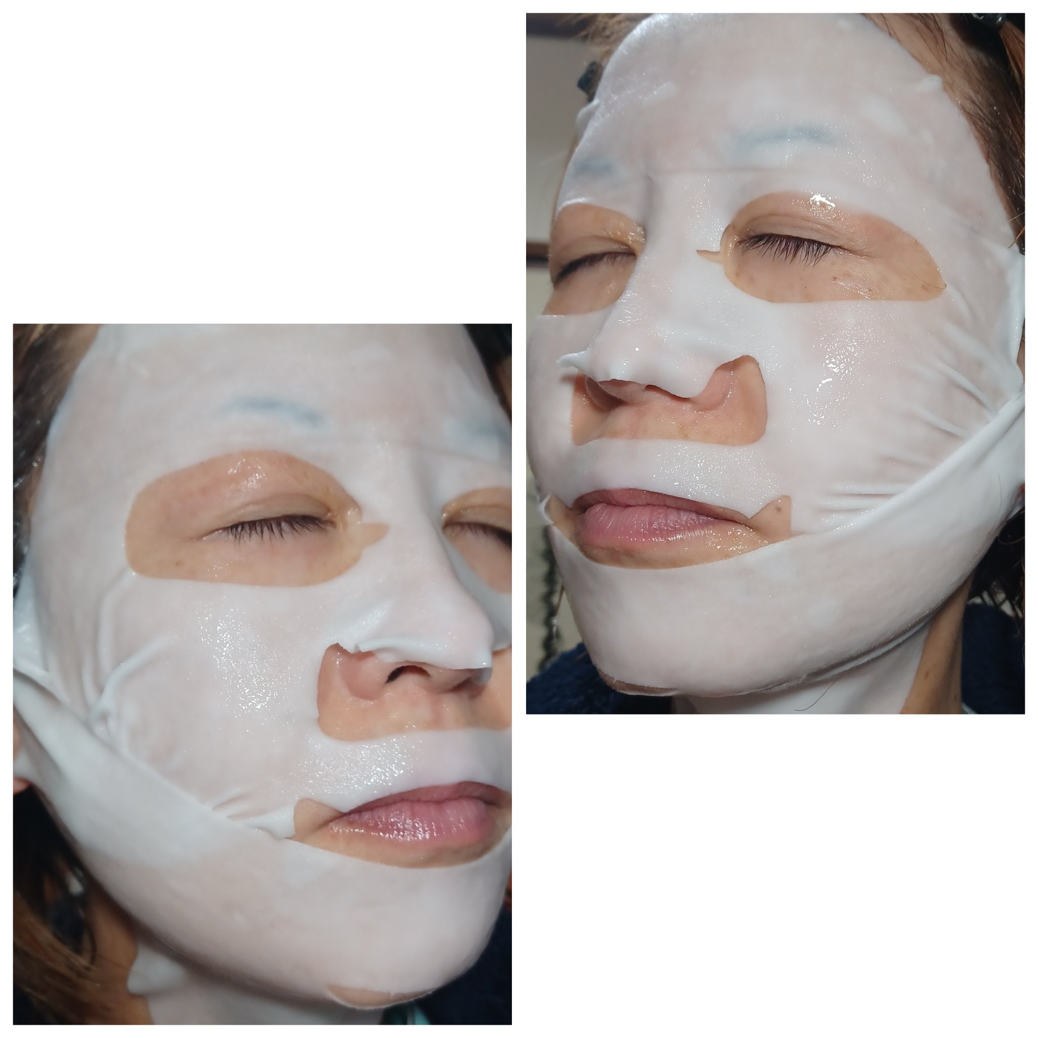 numbuzin 9番 NMNバイオリフトラッピングマスクのクチコミ「首までしっかりリフトアップ出来ちゃうシートマスク
「numbuzin　9番 NMNバイオリフト.....」（2枚目）