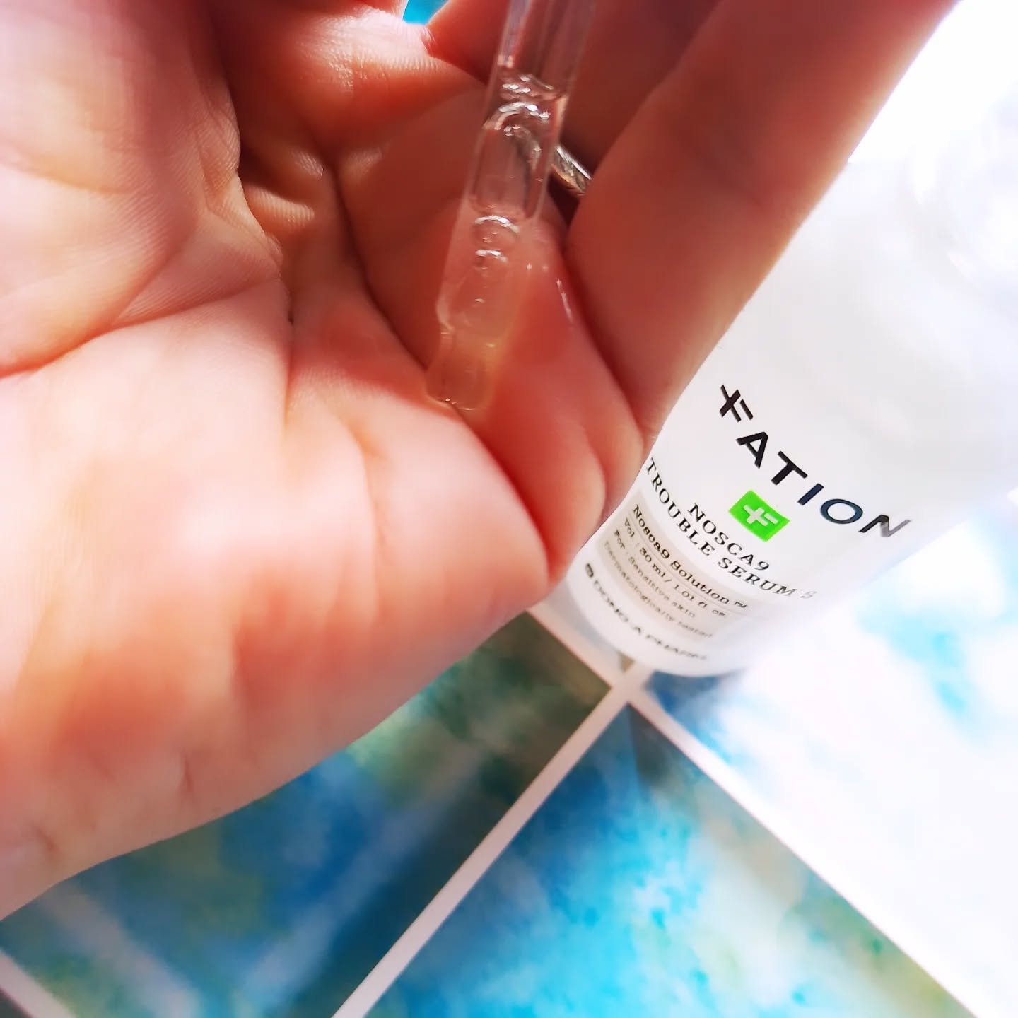 ノスカナイントラブルセラムS/FATION/美容液を使ったクチコミ（3枚目）