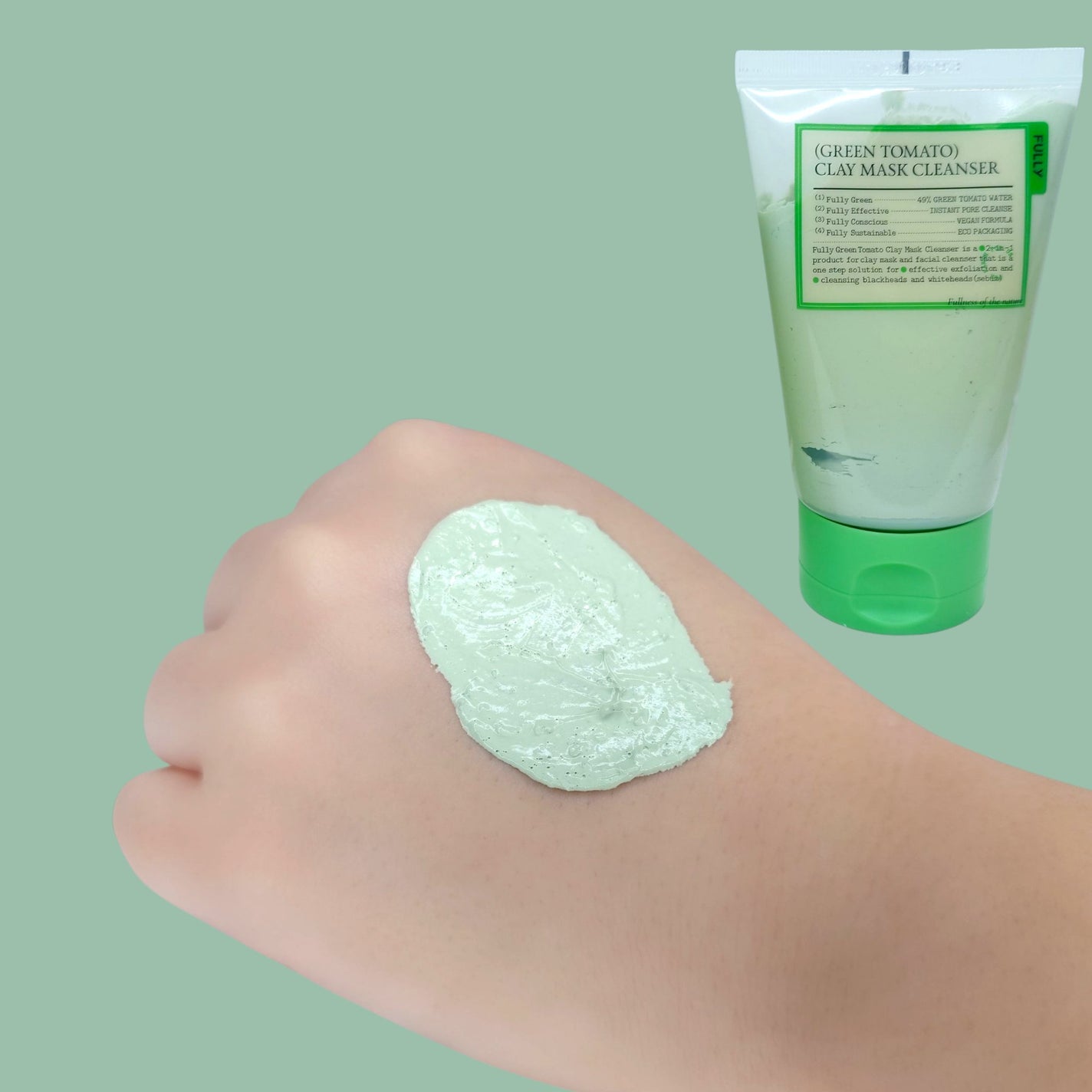 グリーントマトクレイマスククレンザー/FULLY/洗い流すパック・マスクを使ったクチコミ(2枚目)
