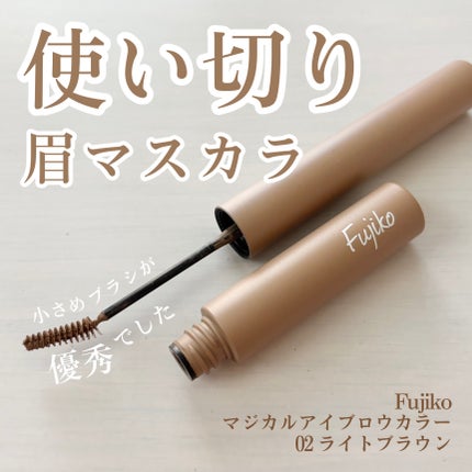 マジカルアイブロウカラー/Fujiko/眉マスカラを使ったクチコミ(1枚目)