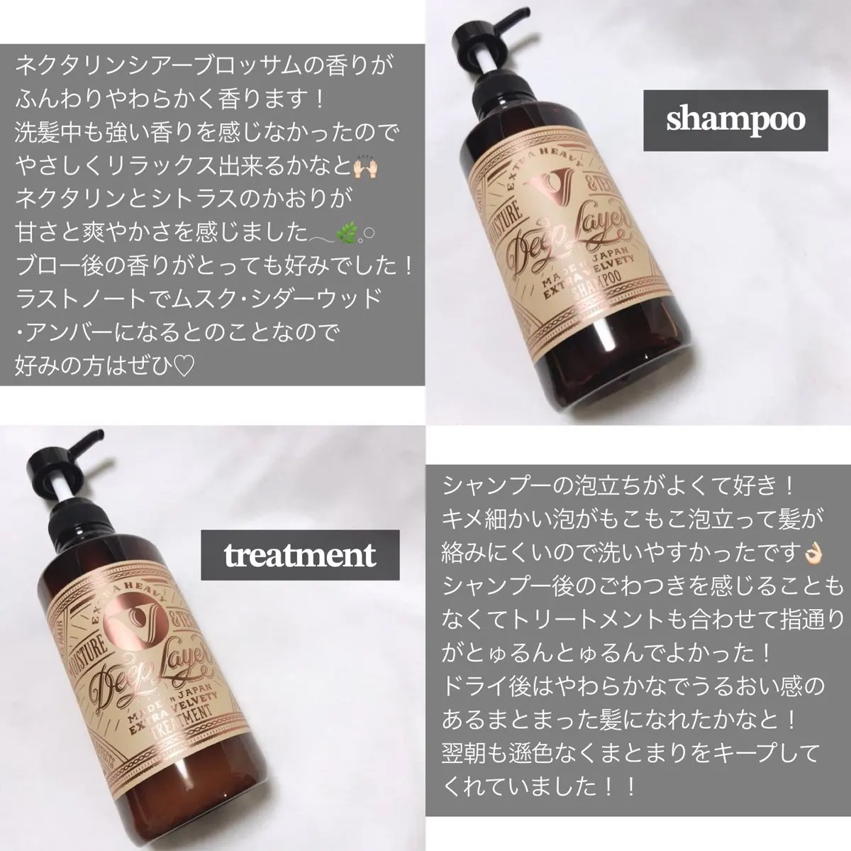 ディープレイヤー シャンプーExV/トリートメントExV 【プロフェッショナルユース】/DeepLayer/サロンシャンプーを使ったクチコミ（2枚目）