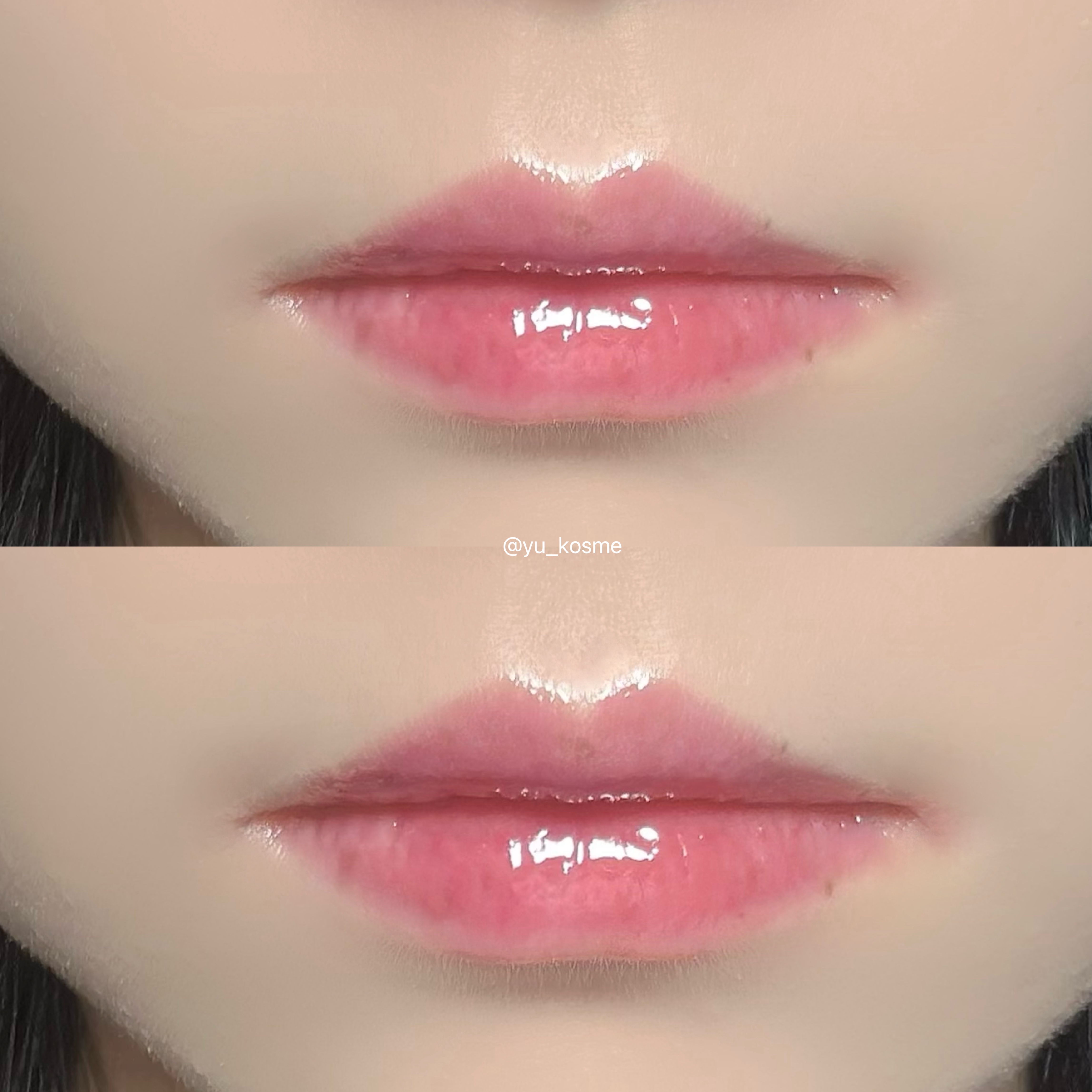 ピュアウォーターリップグロス/dasique/リップグロスを使ったクチコミ（3枚目）