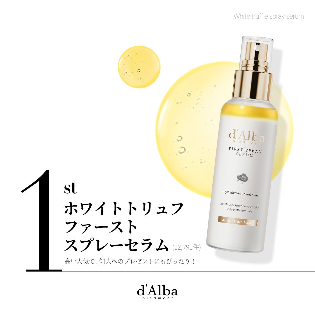 ダルバ ホワイトトリュフファーストスプレーセラム/ダルバ/ミスト状化粧水を使ったクチコミ(2枚目)