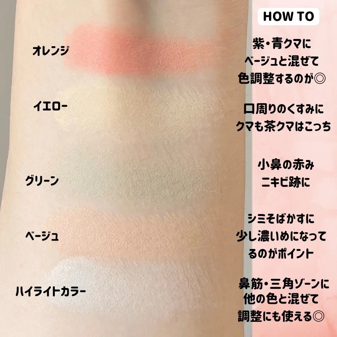 コンシールブレンダーパレット/LUNA/パレットコンシーラーを使ったクチコミ（3枚目）