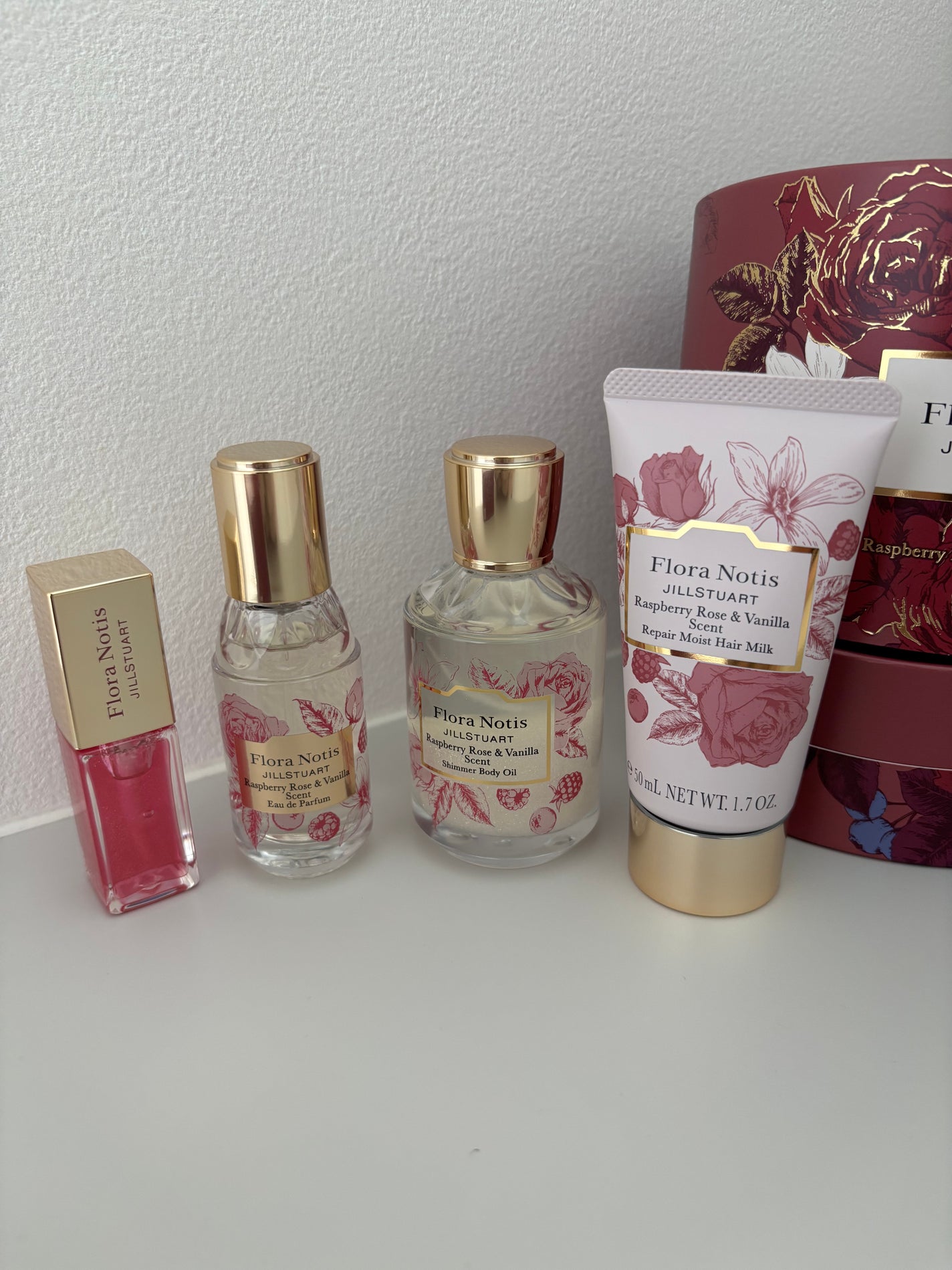 フローラノーティス ジルスチュアート ラズベリーローズ&バニラ コフレ/Flora Notis JILL STUART/その他キットセットを使ったクチコミ(1枚目)