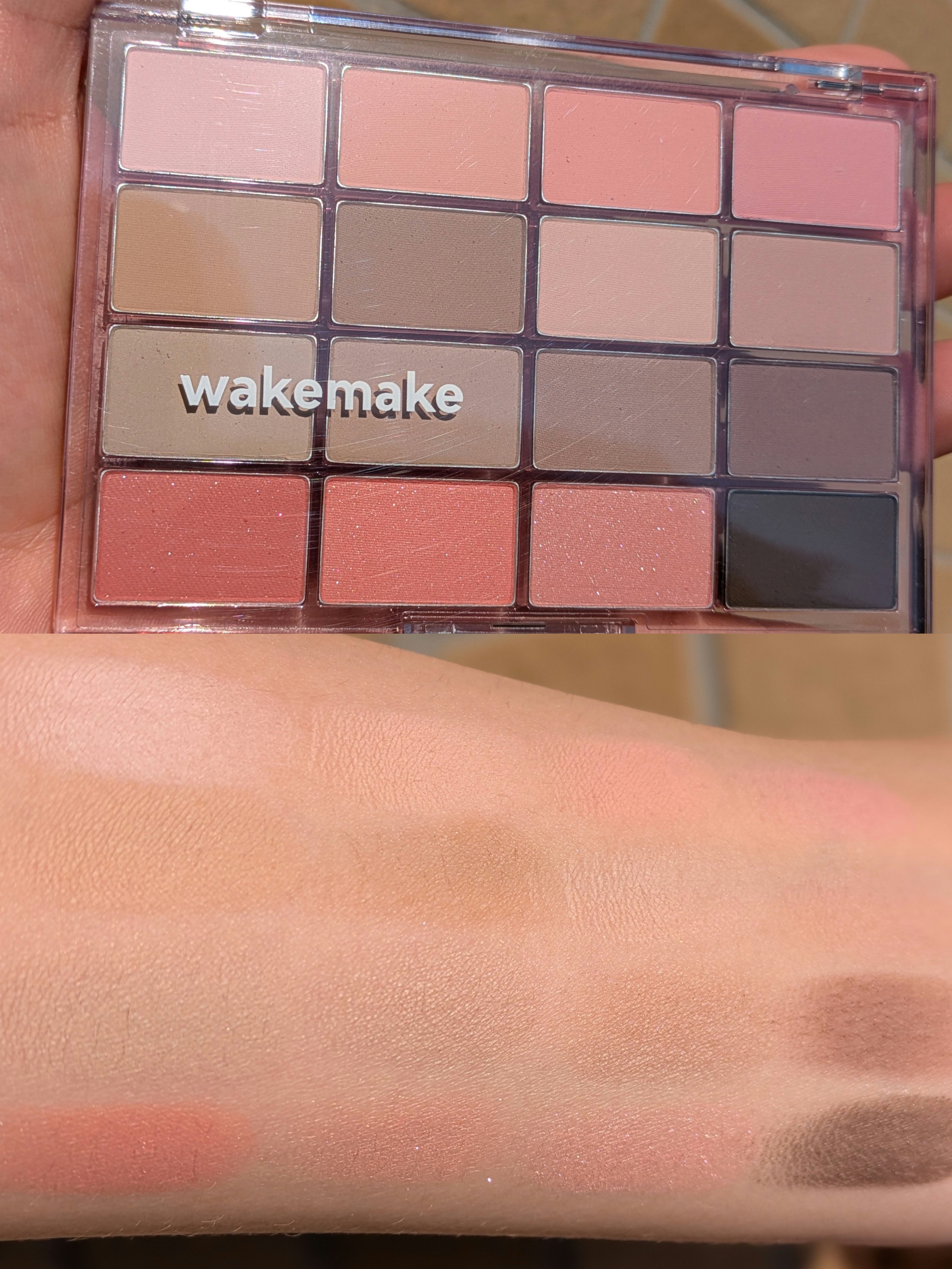 ソフトブラーリングアイパレット/wakemake/アイシャドウパレットを使ったクチコミ（1枚目）