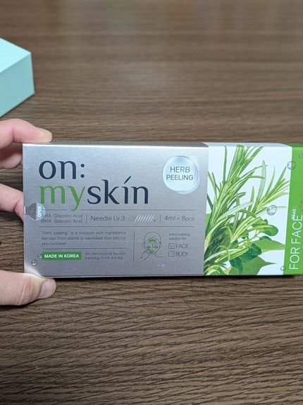 ハーブピーリング/on:myskin/ピーリングを使ったクチコミ(3枚目)