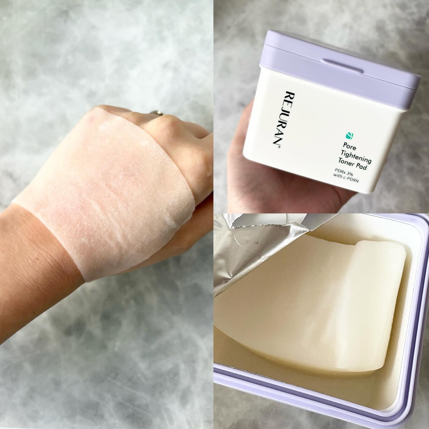 REJURAN ポアタイトニングトナーパッド 60枚入/REJURAN COSMETICS/トナーパッドを使ったクチコミ（2枚目）