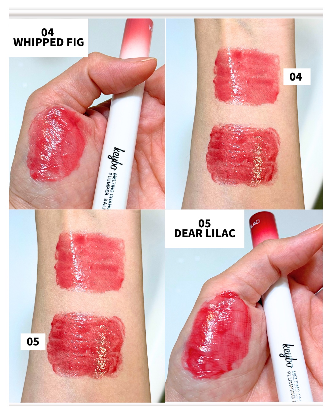 MELTING CHANGE PLUMPING BALM/keybo/口紅を使ったクチコミ（3枚目）