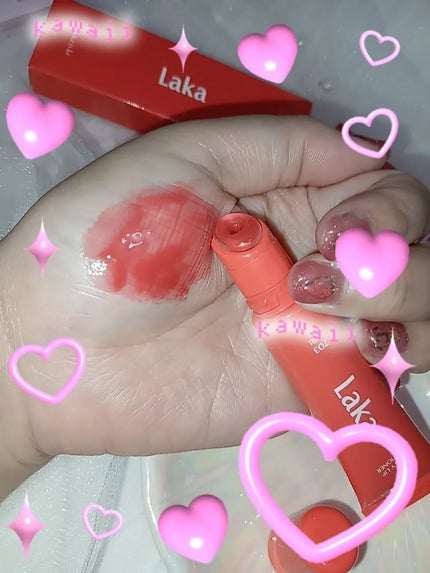 フルーティーリップグローショナー #703 エプリ/Laka/リップグロスの画像