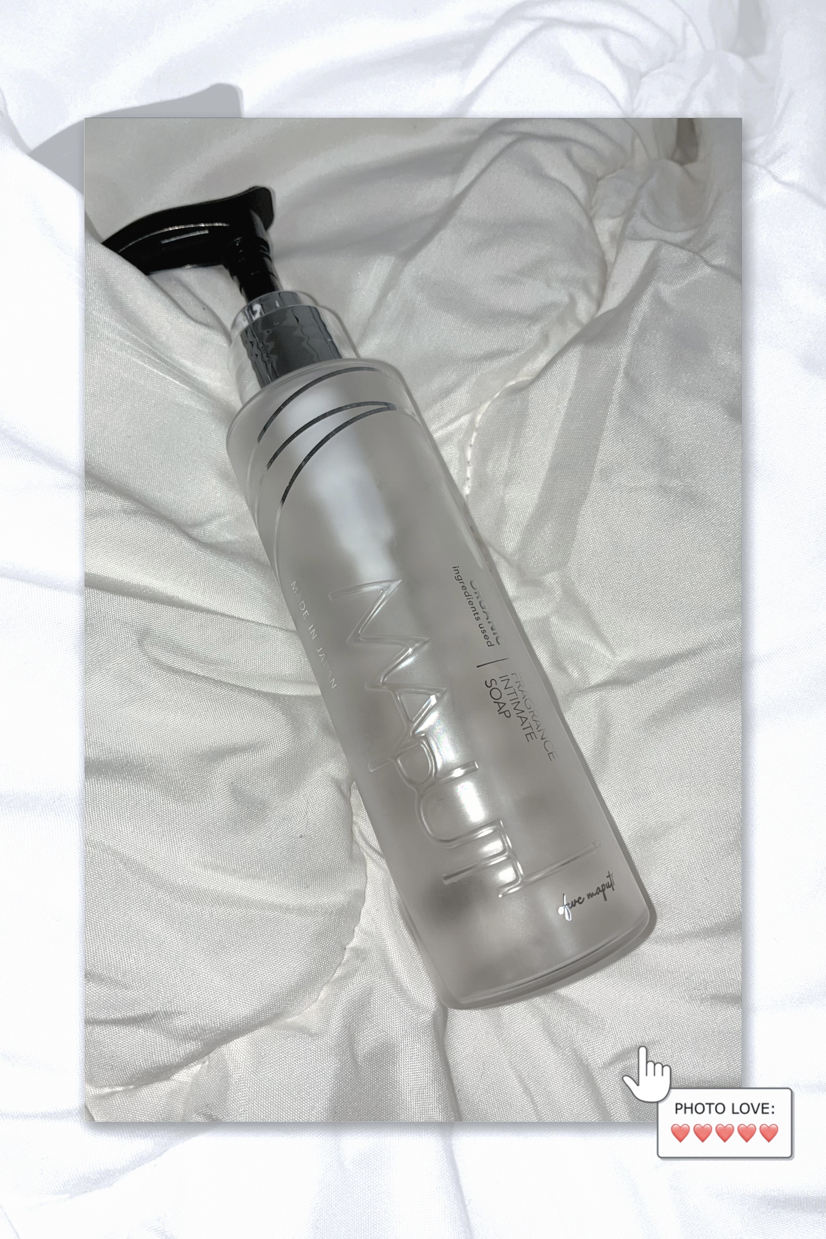 オーガニックフレグランスインティメイトソープ MAPUTI/MAPUTI/デリケートゾーンケアを使ったクチコミ（1枚目）