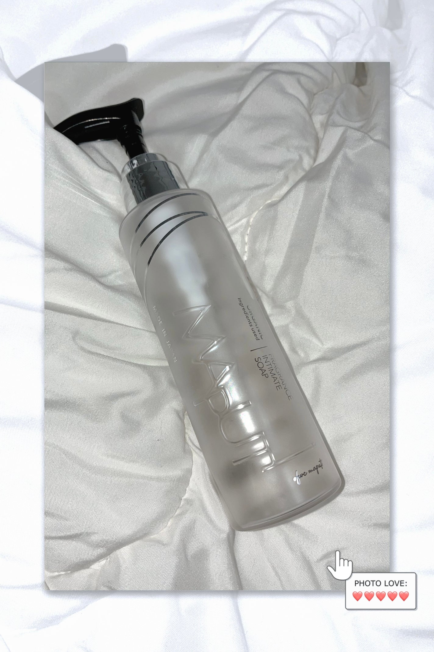 オーガニックフレグランスインティメイトソープ MAPUTI/MAPUTI/デリケートゾーンケアを使ったクチコミ(1枚目)