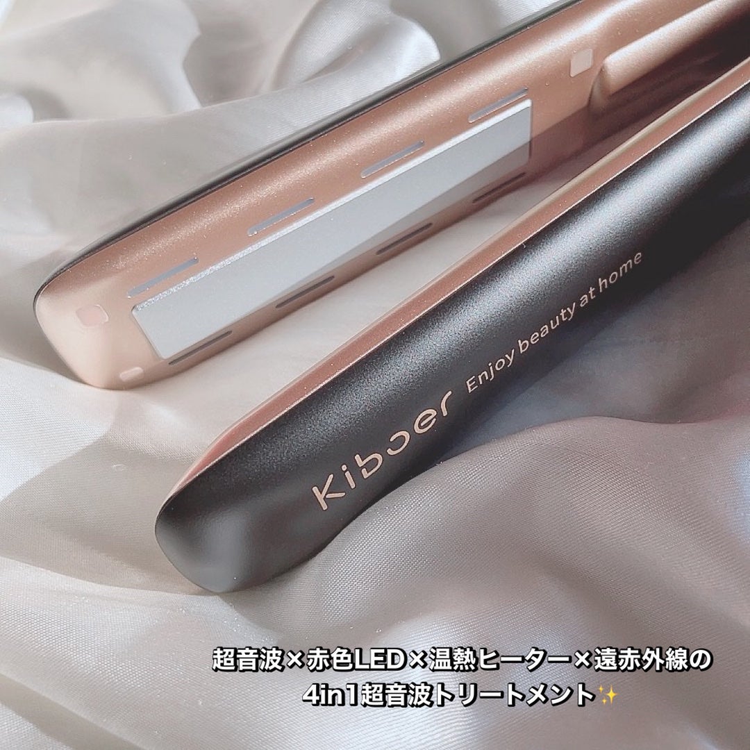 超音波トリートメントヘアアイロン/Kiboer/ストレートアイロンを使ったクチコミ(2枚目)