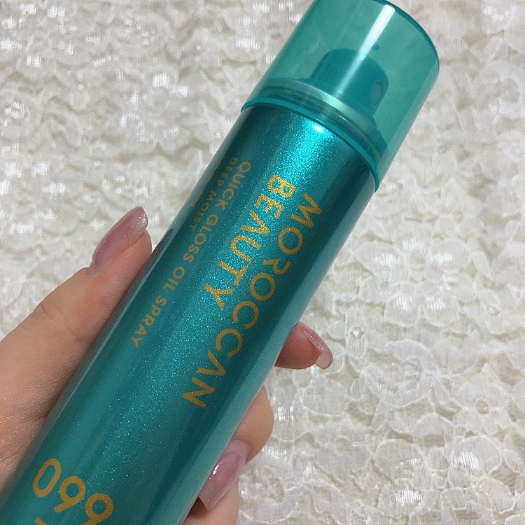 モロッカンビューティ ディープモイスト クイックグロス オイルスプレー/モロッカンビューティ/ヘアスプレーを使ったクチコミ(2枚目)