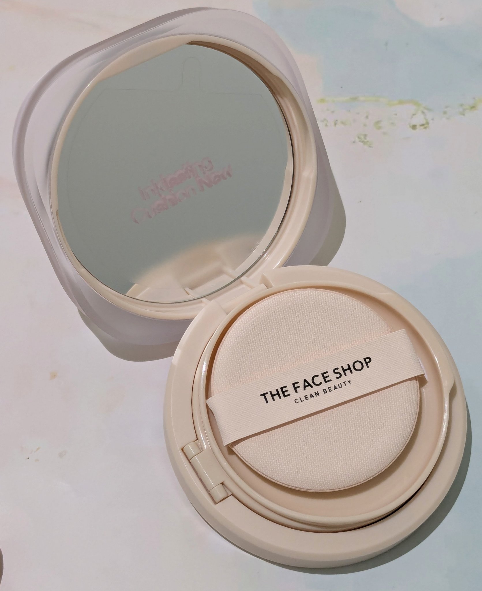 インクラスティングクッションファンデーション/THE FACE SHOP/クッションファンデーションを使ったクチコミ（3枚目）