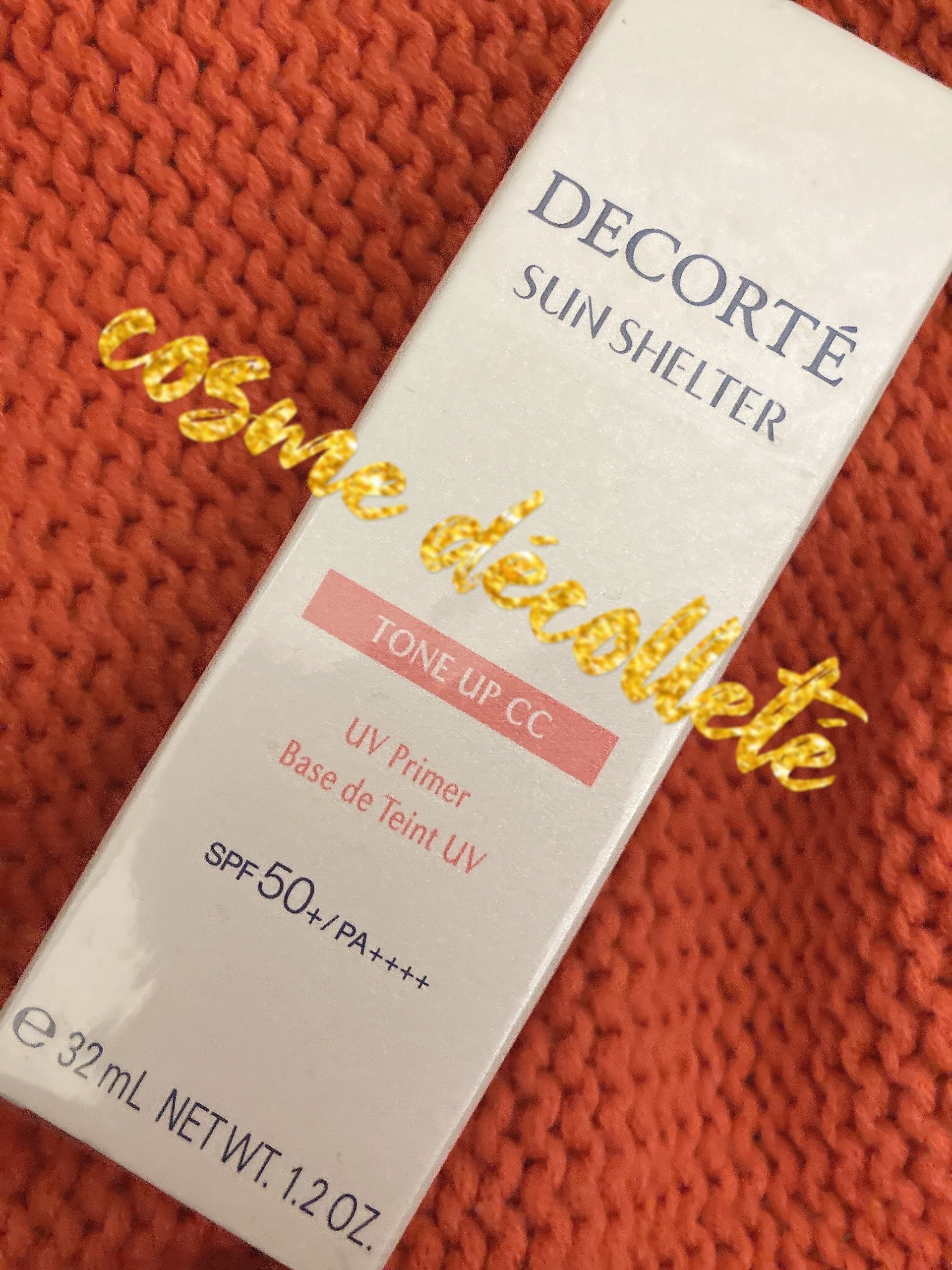 サンシェルター　マルチ プロテクション　トーンアップＣＣ/DECORTÉ/化粧下地を使ったクチコミ（1枚目）