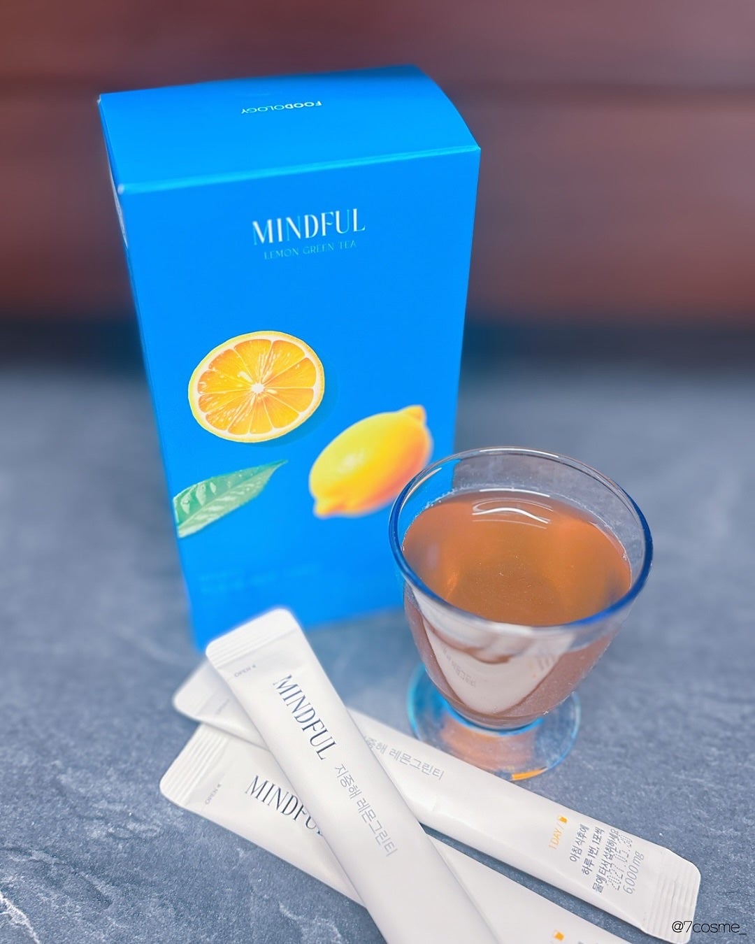 マインドフル地中海レモングリーンティー /FOODOLOGY/美容ドリンクを使ったクチコミ(4枚目)