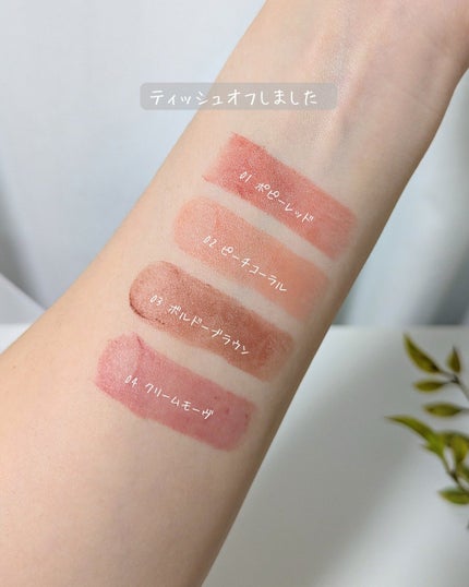 キレイアンドコー グロウインリップ/Kirei&co./口紅を使ったクチコミ(4枚目)