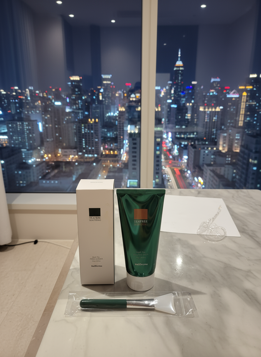 ティーツリーハーブピーリングパック/WellDerma/洗い流すパック・マスクを使ったクチコミ（1枚目）