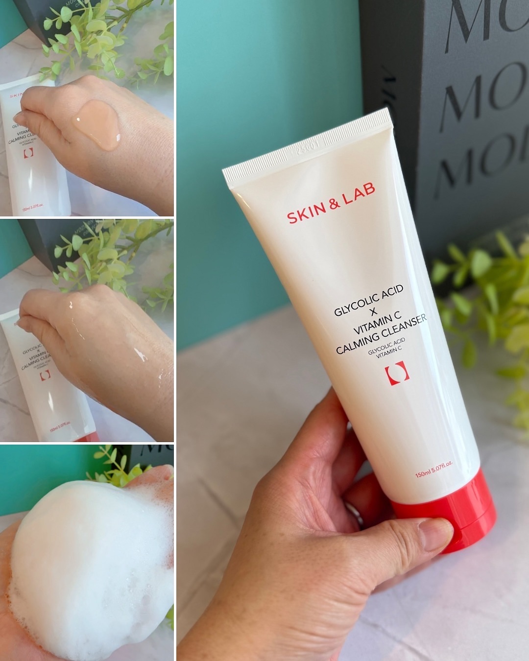 グリコール酸×ビタミンCカーミングクレンザー/SKIN&LAB/洗顔フォームを使ったクチコミ（2枚目）
