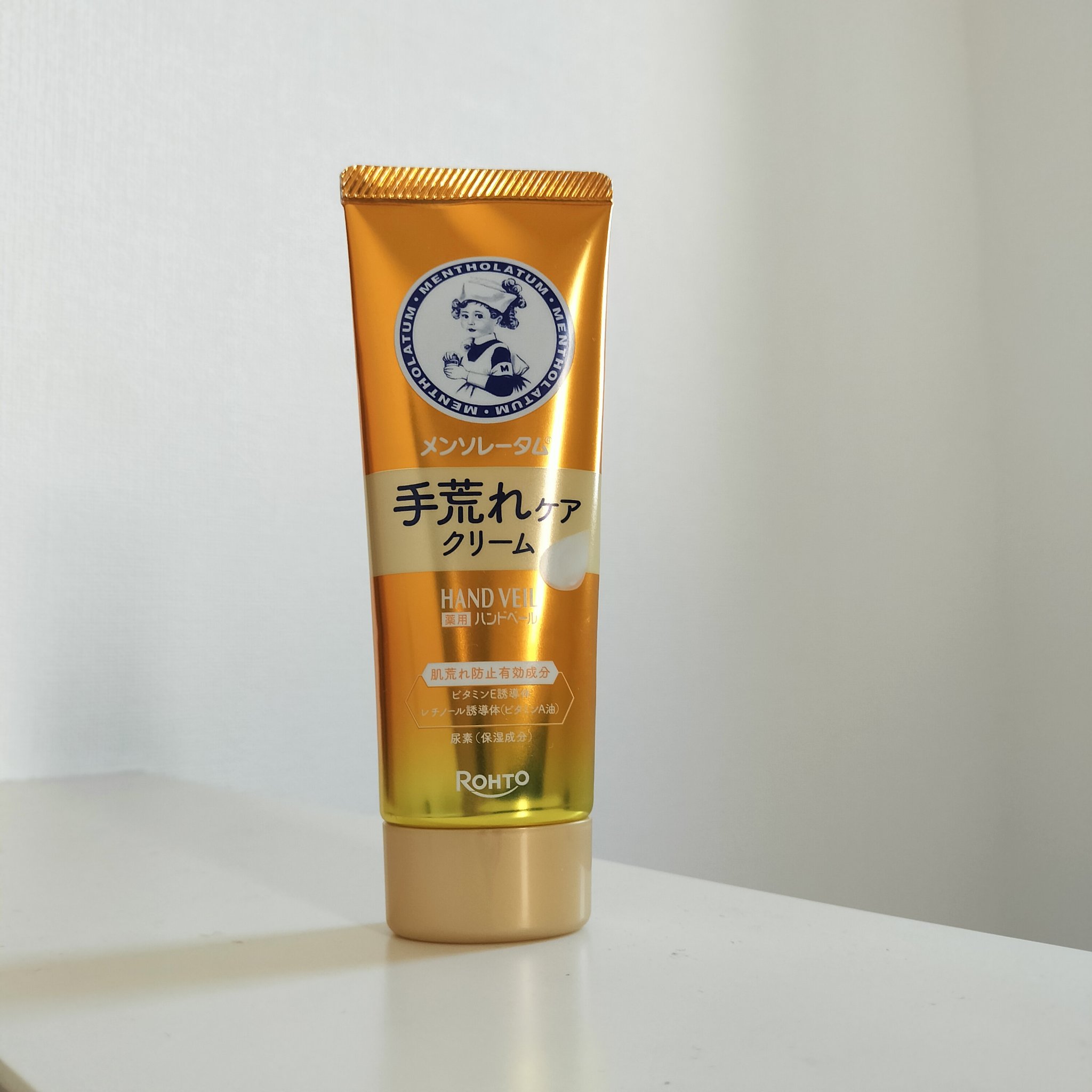 ハンドベール 手荒れ バリアクリーム 70g /メンソレータム/ハンドクリームを使ったクチコミ（1枚目）