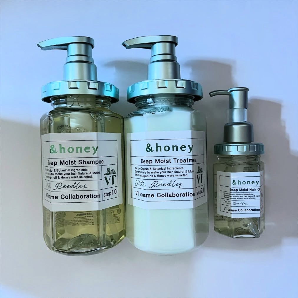 アンドハニー × VT ディープモイスト 限定ペアセット/&honey/市販シャンプーを使ったクチコミ(1枚目)