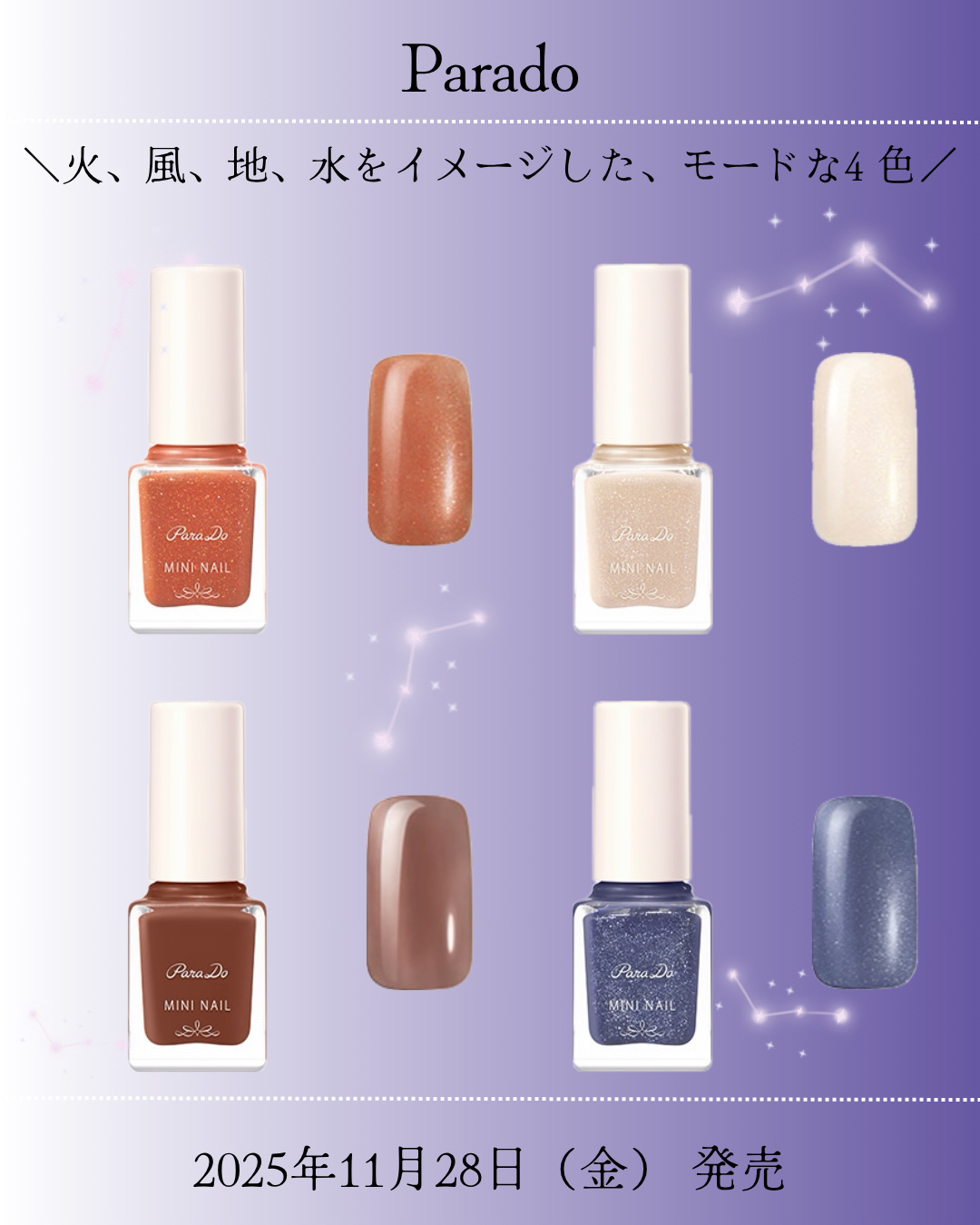 ミニネイル/パラドゥ/マニキュアを使ったクチコミ（1枚目）