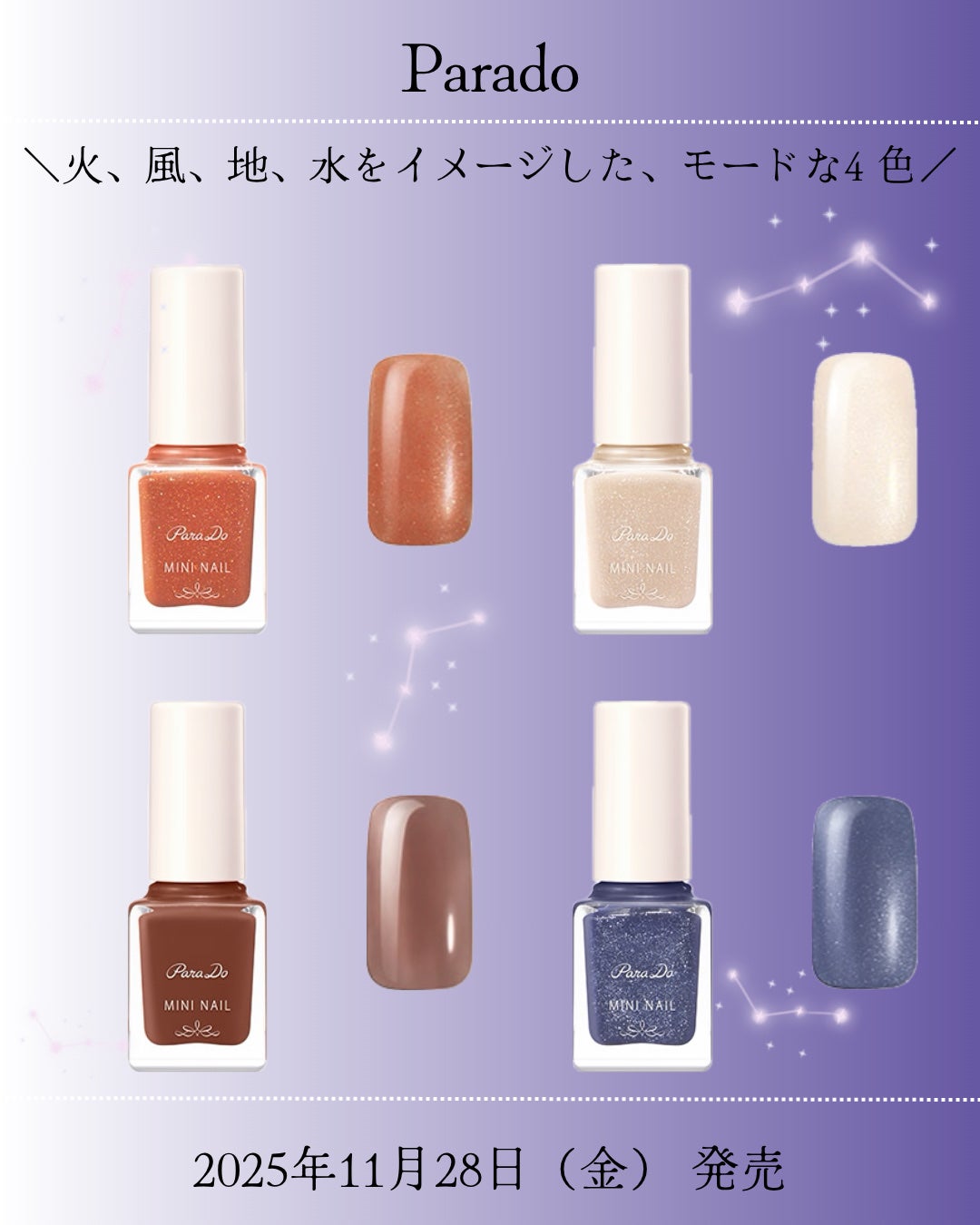 ミニネイル/パラドゥ/マニキュアを使ったクチコミ(1枚目)