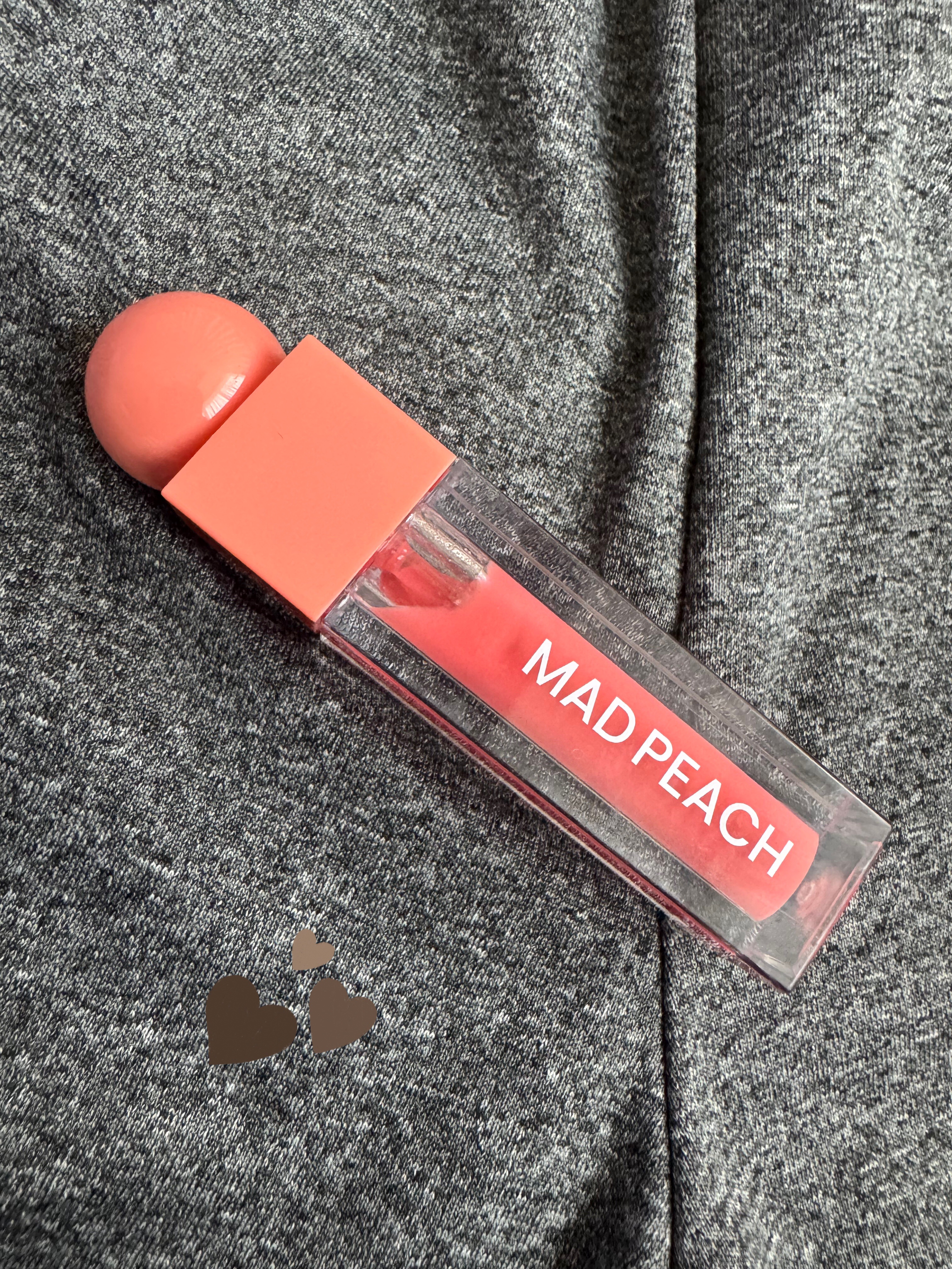 マッドピーチグロウフィットムードグロス/MAD PEACH/リップグロスを使ったクチコミ（1枚目）