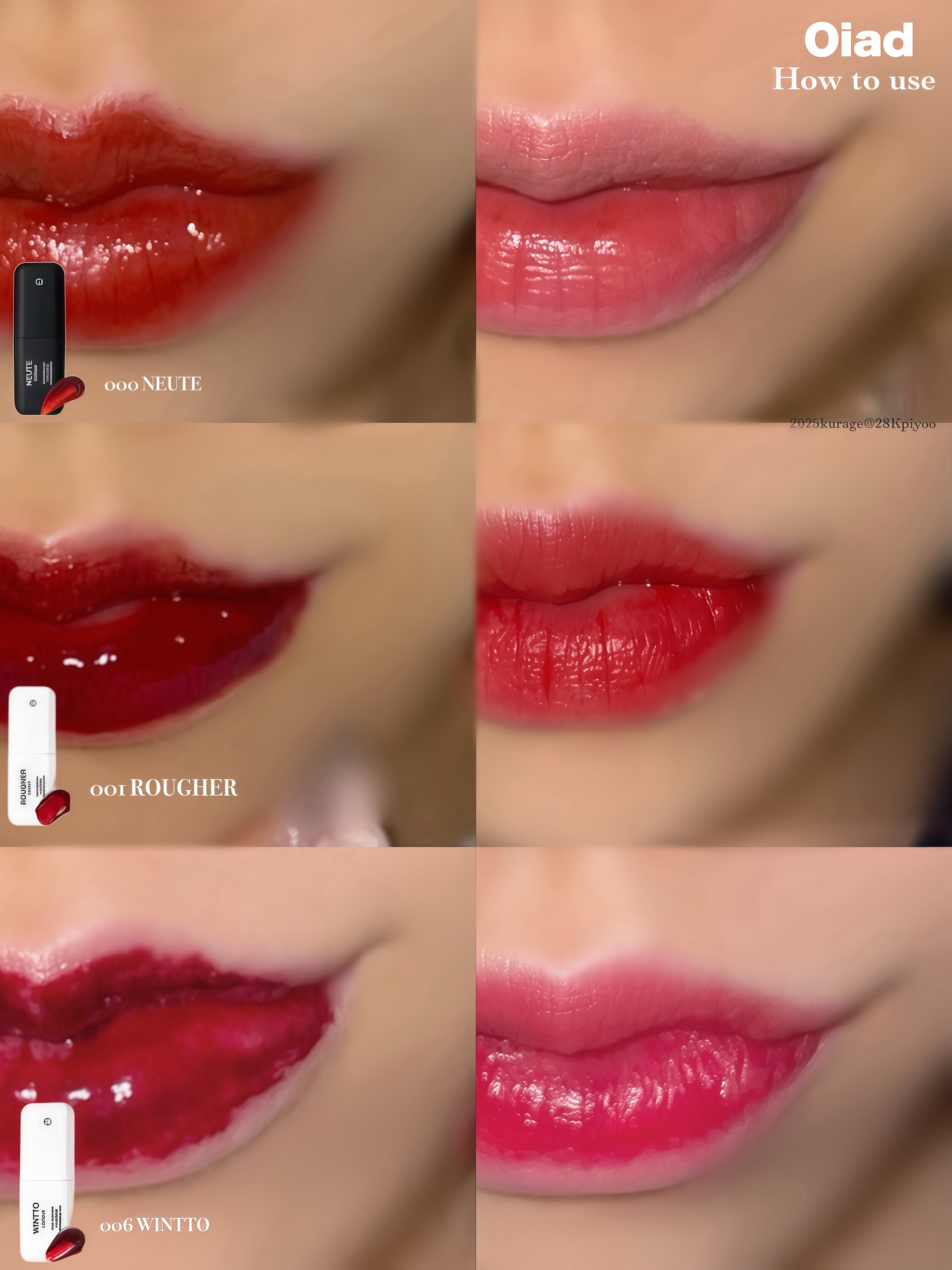 リップティーク/oiad/口紅を使ったクチコミ（1枚目）