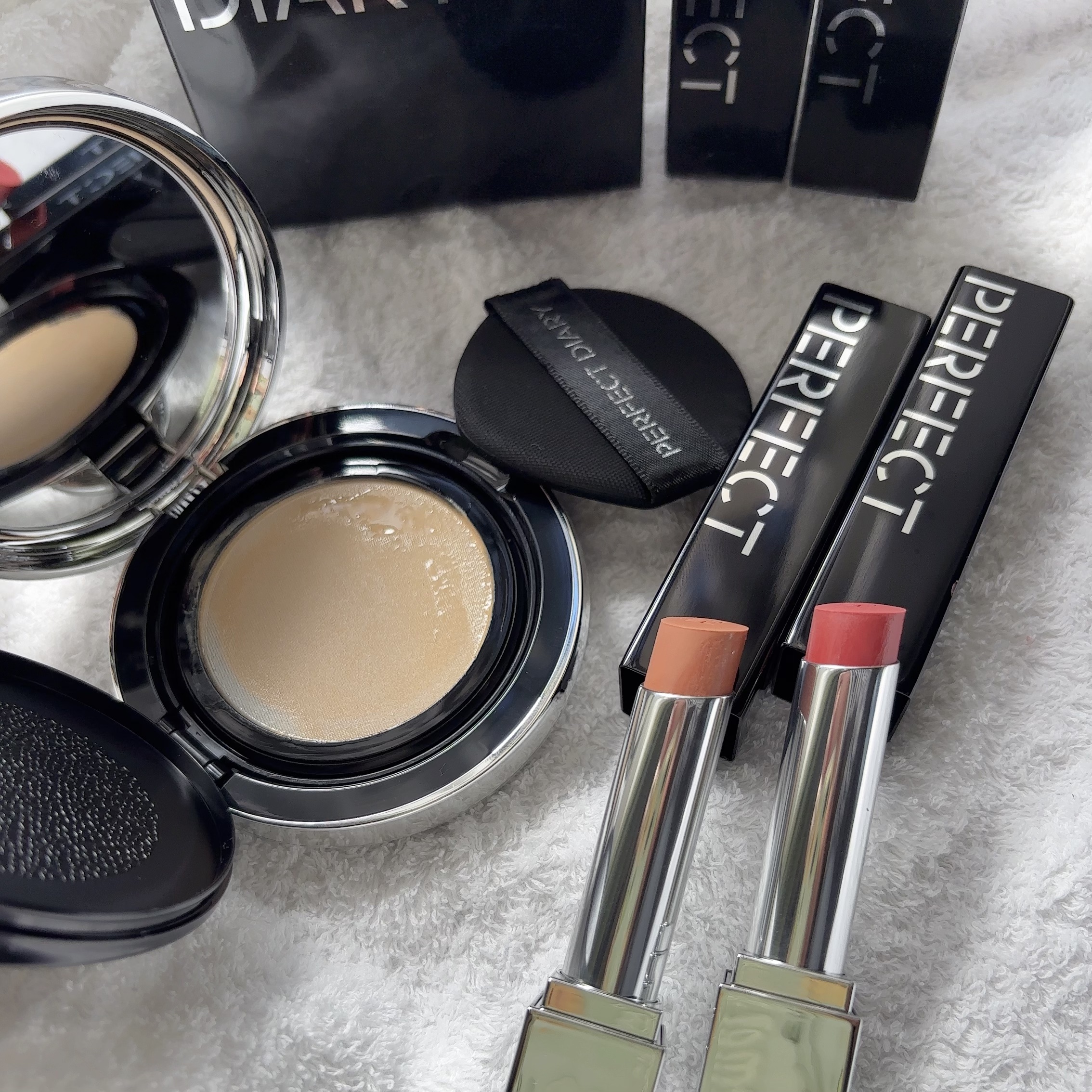 エッセンスコンシーリング UV クッションファンデーション/PERFECT DIARY/クッションファンデーションを使ったクチコミ（1枚目）