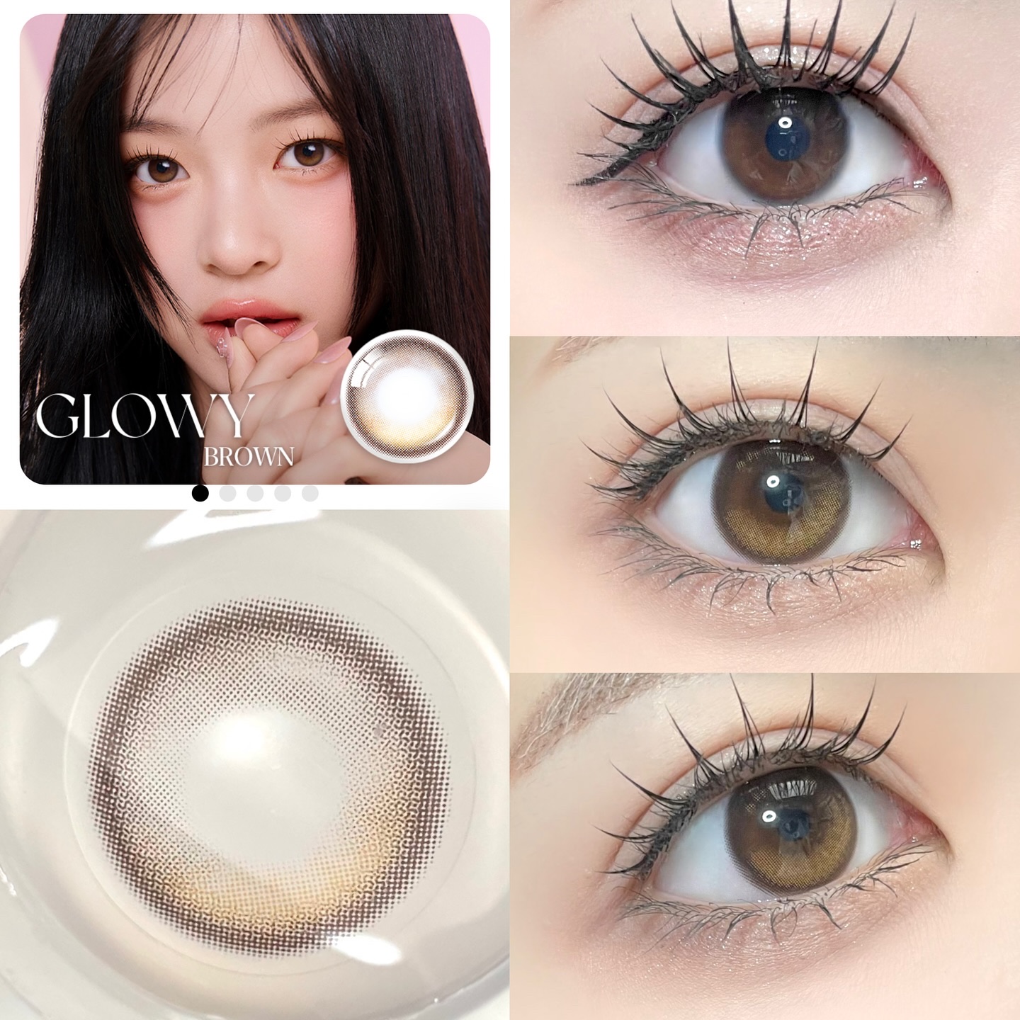 Glowy 1day/OLENS/ワンデー（１DAY）カラコンを使ったクチコミ（3枚目）