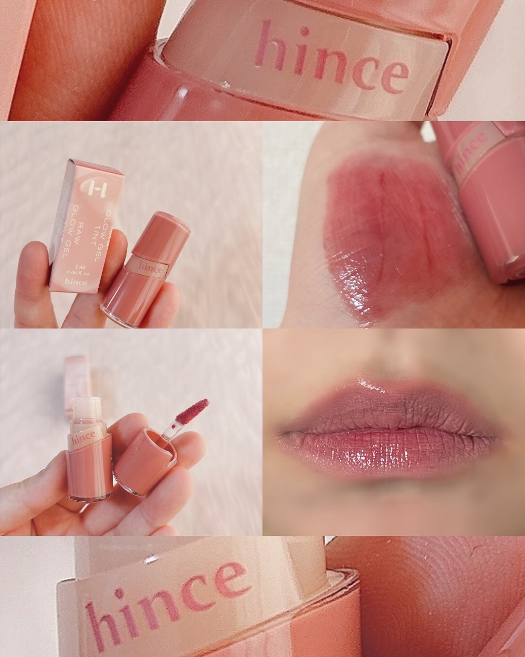 ロウグロウジェルティント/hince/リップティントを使ったクチコミ（3枚目）
