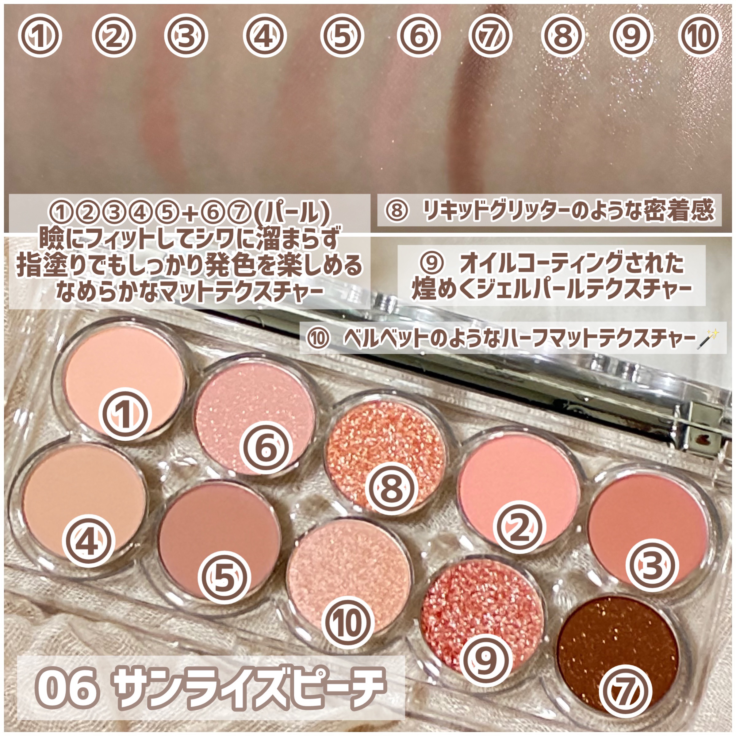 ライトオンアイズシャドウパレット/ルミル/アイシャドウパレットを使ったクチコミ（2枚目）