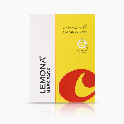 LEMONA Cosmetic ビタミンC+ マスクパック 5枚入り